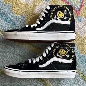 Vans Black and White Mens Sk8-Hi Project X Better Day High-Top Sneakers Size 7.5